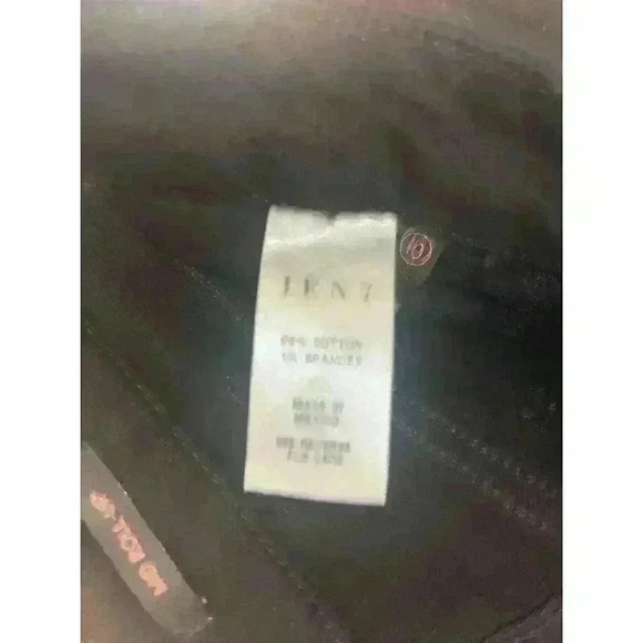 JEN7 by 7 For All Mankind Black Roll Cuff Denim Shorts Women's Size 10 - Picture 7 of 8